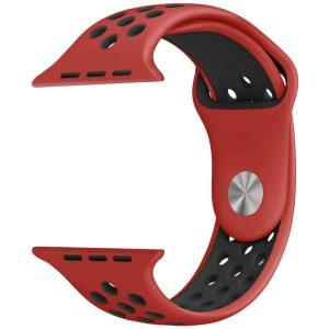 Bikson iWatch Band 38/40mm – Red & Black