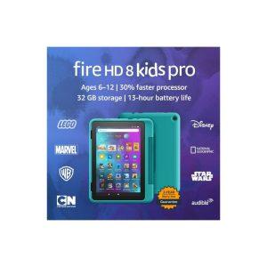 Amazon Fire HD 8 Kids Pro 6+ 12th Gen 32GB 8″ – Pink Rainbow Universe
