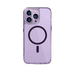 iP 14 Pro Clear Cover MagSafe HC – Purple