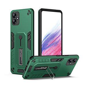 Hidden Kickstand Rugged SAM A04 Cover – Green