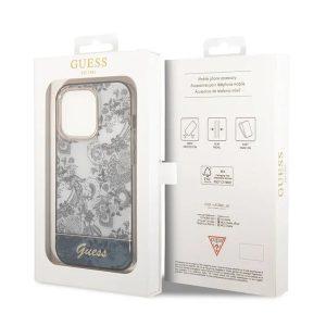 Guess iP 14 Pro Toile De Jouy Hybrid Cover – Ochre