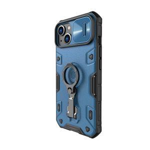 NILLKIN Camshield Armor Pro Cover With Ring Holder iP 14 – Blue