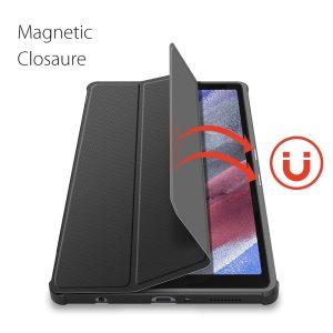 DUX DUCIS Toby Series Tri-fold Stand Leather Cover Tab A7 Lite – Black