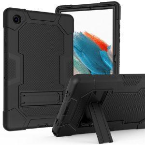 Robot B3 Series PC + Silicone Shockproof Kickstand Cover Tab A8 10.5 2021 – Black