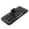 Hybrid Tire Texture Shockproof Samsung Galaxy S23+ Cover With Kickstand - Black - Image 3