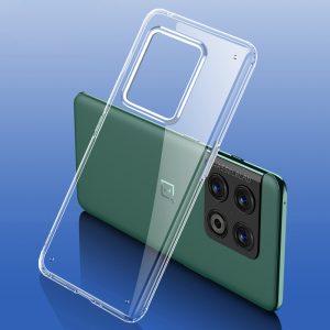 FUKELAI Crystal Clear Case for Oneplus 10 Pro Shockproof Back Cover