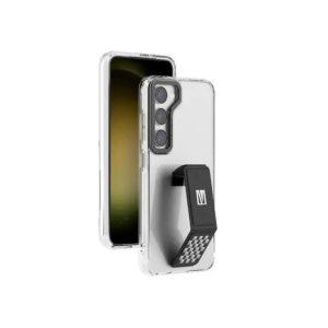 Levelo Morphix Clara S23 Plus Gripstand Back Case – Black (LVLMC23PBK)