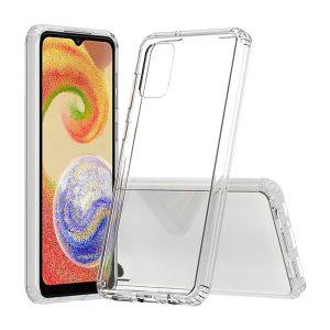 Hybrid Hard Acrylic + TPU Cover for SAM A04 – Clear