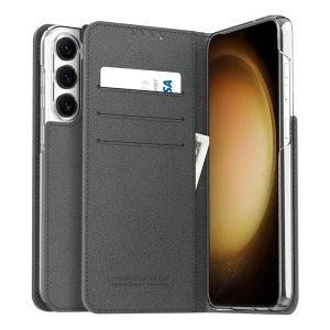 Araree S23+ Mustang Diary Cover – Charcoal Gray