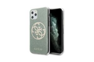 Guess iP 11 Pro Circle Glitter Hard Cover – Khaki