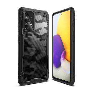 Ringke Fushion-X SAM A72 Basic Cover – Camo Black