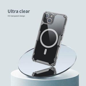 NILLKIN Nature TPU Pro Cover Compatible With Magsafe for iP 14 Plus – Transparent