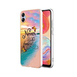 YB IMD Series SAM A04e Marble Pattern Cover – Never Stop Dreaming