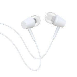 Jokade Donggan Series Universal Wired Earphone with Mic – White (JD007)
