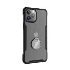 Green Lion Stylish Tough iP 11 Pro Cover With Ring Holder – Black