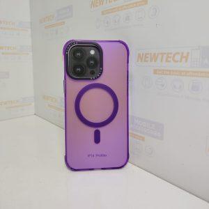 Miko Clear Reflective Cover iPhone 14 Pro Max – Purple