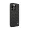 Mercedes-Benz Genuine Leather Cover With Star Pattern For iPhone 14 Pro - Black (MEHCP14L8REMPK) - Image 2