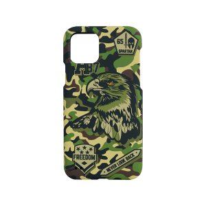 Kutis iP 13 Pro Max Eagle Printed Cover – Green