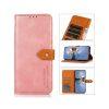 KHAZNEH Leather Cover with Wallet for Samsung Galaxy A04e - Rose Gold
