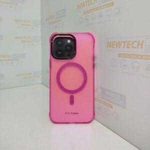 Miko Clear Reflective Cover iPhone 14 Pro Max – Pink
