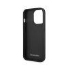 Mercedes-Benz Genuine Leather Cover With Star Pattern For iPhone 14 Pro - Black (MEHCP14L8REMPK) - Image 3