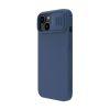 NILLKIN Camshield Silicone Cover Compatible With Magsafe for iPhone 14 Plus - Blue - Image 2