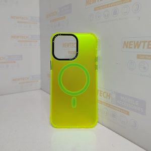 Miko Clear Reflective Cover iPhone 14 Pro Max – Yellow