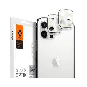 Spigen GLAStR Optik Camera Lens Protector iP 12 Pro Max – Silver (AGL02455)