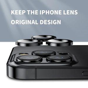 Kingkong Camera Lens Protector iP 14 Pro/14 Pro Max – Black