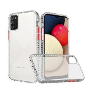 Hybrid Hard PC + TPU SAM A02S Cover – Clear