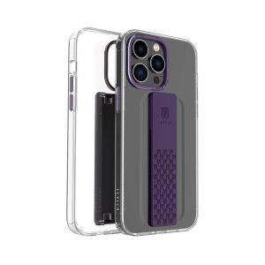 Levelo Graphia iP 14 Pro Magnetic Silicone Grip Cover – Purple