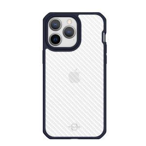 IT Skins HYBRID R iP 14 Pro Cover – Deep Blue/Clear (AP4X-HBTEK-DBTR)