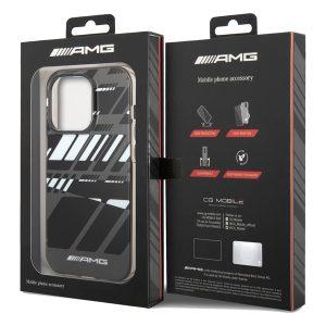 AMG Frosted PC Cover Expressive Graphic For iP 14 Pro – Gray (AMHCP14L2DFDA)