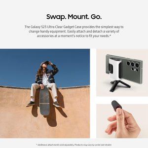 EF-XS918CTE SAM S23 Ultra Clear Gadget Cover – Transparent