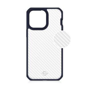 IT Skins HYBRID R TEK iP 14 Pro Max Cover – Deep Blue/Clear (AP4M-HBTEK-DBTR)