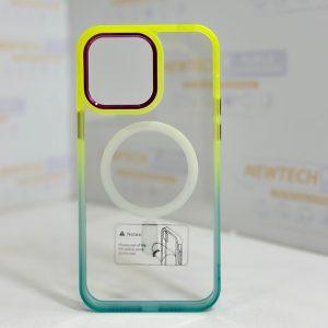 Mocome Magsafe Ip 13 Pro Clear Cover – Yellow Baby Blue