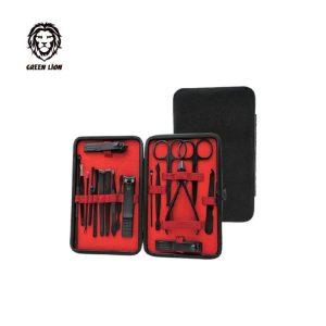 Green Lion 18 in 1 Manicure Travel Cutter – Black (GNMTRVL18BK)