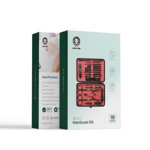 Green Lion 18 in 1 Manicure Travel Cutter – Black (GNMTRVL18BK)