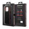 AMG Liquid Silicone Cover With Carbon Pattern For iPhone 14 Pro Max - Black (AMHCP14X2SPCK)