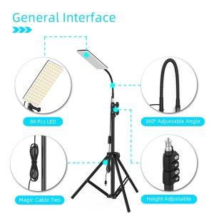 Multifunctional Tripod Stand Photography Lamp Stall Light