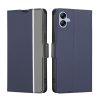 Twill Texture PU Leather Flip With Card Slot Cover for Samsung Galaxy A04 - Blue