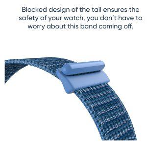 XINCUCO Sport Loop Nylon Watchband for iWatch 42/44mm – Blue