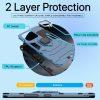 Ring Kickstand Rugged Protective Cover for Redmi 12C - Blue - Image 2