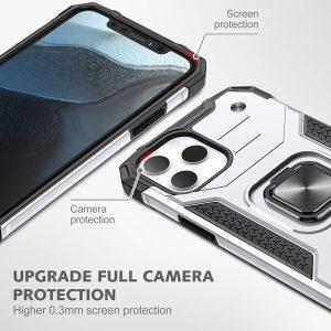 Ring Kickstand Hybrid PC TPU Cover for SAM A03 / A04e – Blue