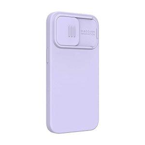 NILLKIN iP 13 Pro Camshield Silicone Cover – Purple