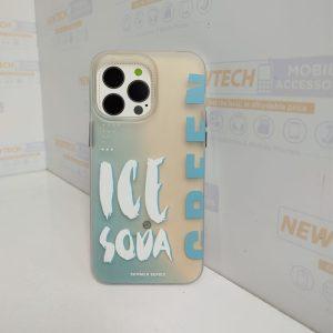 Dolod iP 14 Pro Max Gradient Ice Cover – Blue/Green