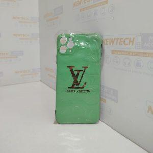 Mychoice Glossy LV Logo Printed iP 11 Pro – Green