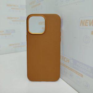 OneGif iP 14 Pro Classic Leather Cover – Brown