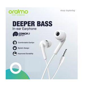 Oraimo Conch 2 OEP-E11 In-Ear Earphone – White