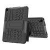 Hybrid Tire Texture Shockproof Cover With Kickstand for iPad 10.9 2022 - Black - Image 2